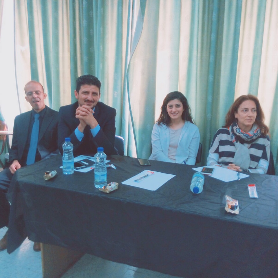 Palestine Polytechnic University (PPU) - زيارة وفد منظمة العمل الدولي لكلية المهن التطبيقية للاطلاع على تجربتها في تطبيق برنامج تعرف إلى عالم الأعمال.